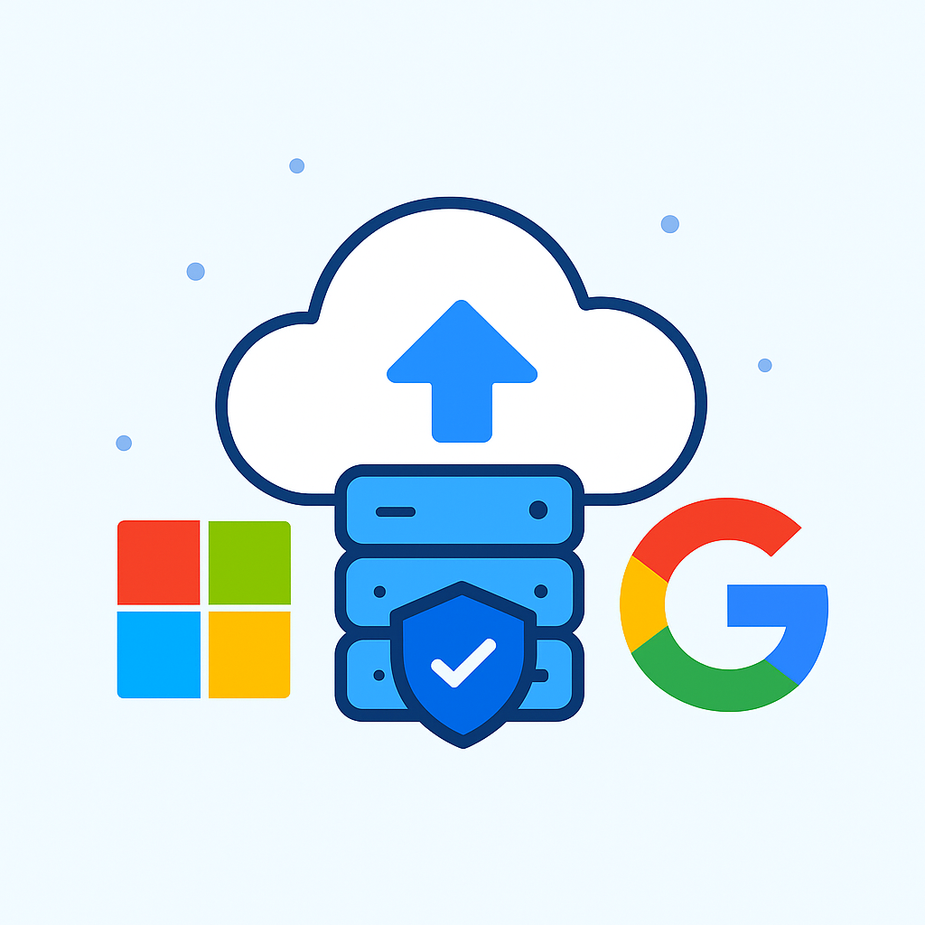 Backup Microsoft 365 e Google Workspace